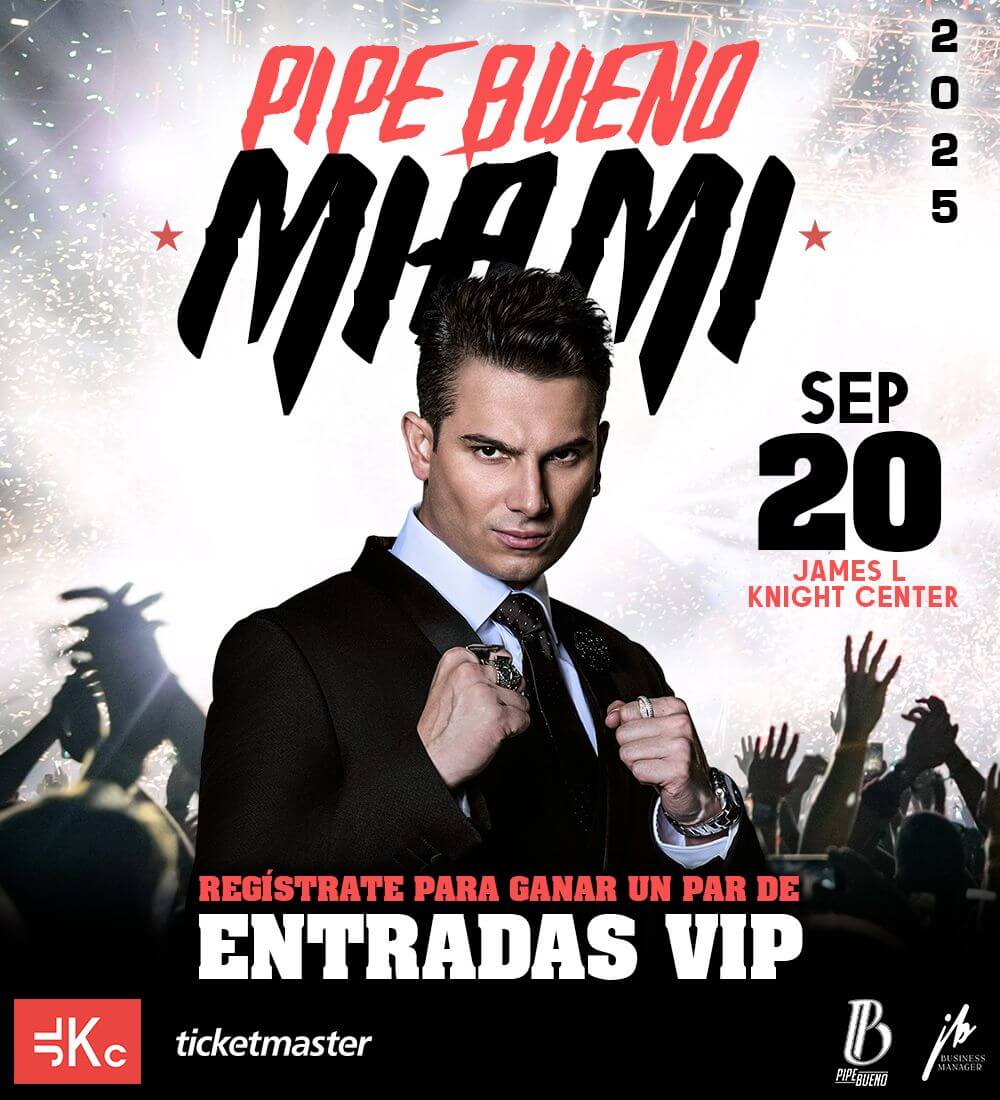 Gana un par de boletos VIP para el concierto de Pipe Bueno