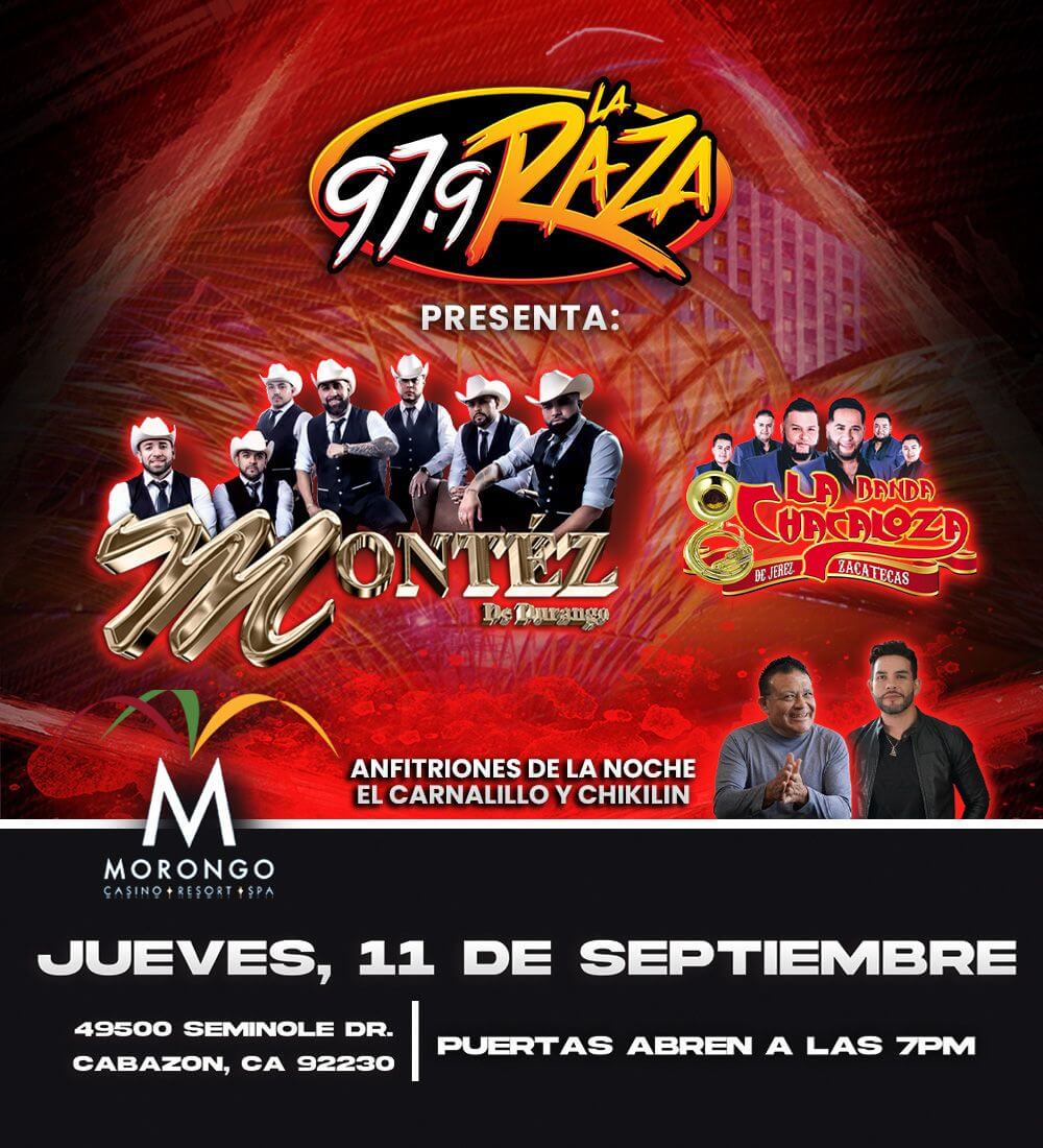 Montez De Durango y La Banda Chacaloza de Jerez Zacatecas en el Morongo