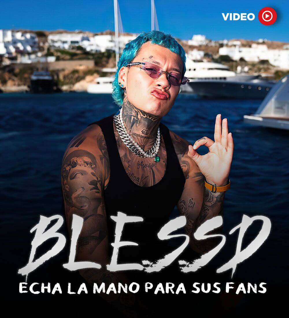 Blessd echa la mano para sus fans