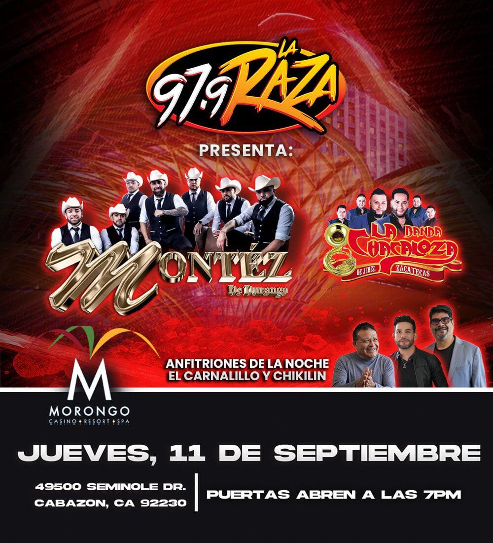 Montez De Durango y La Banda Chacaloza de Jerez Zacatecas en el Morongo
