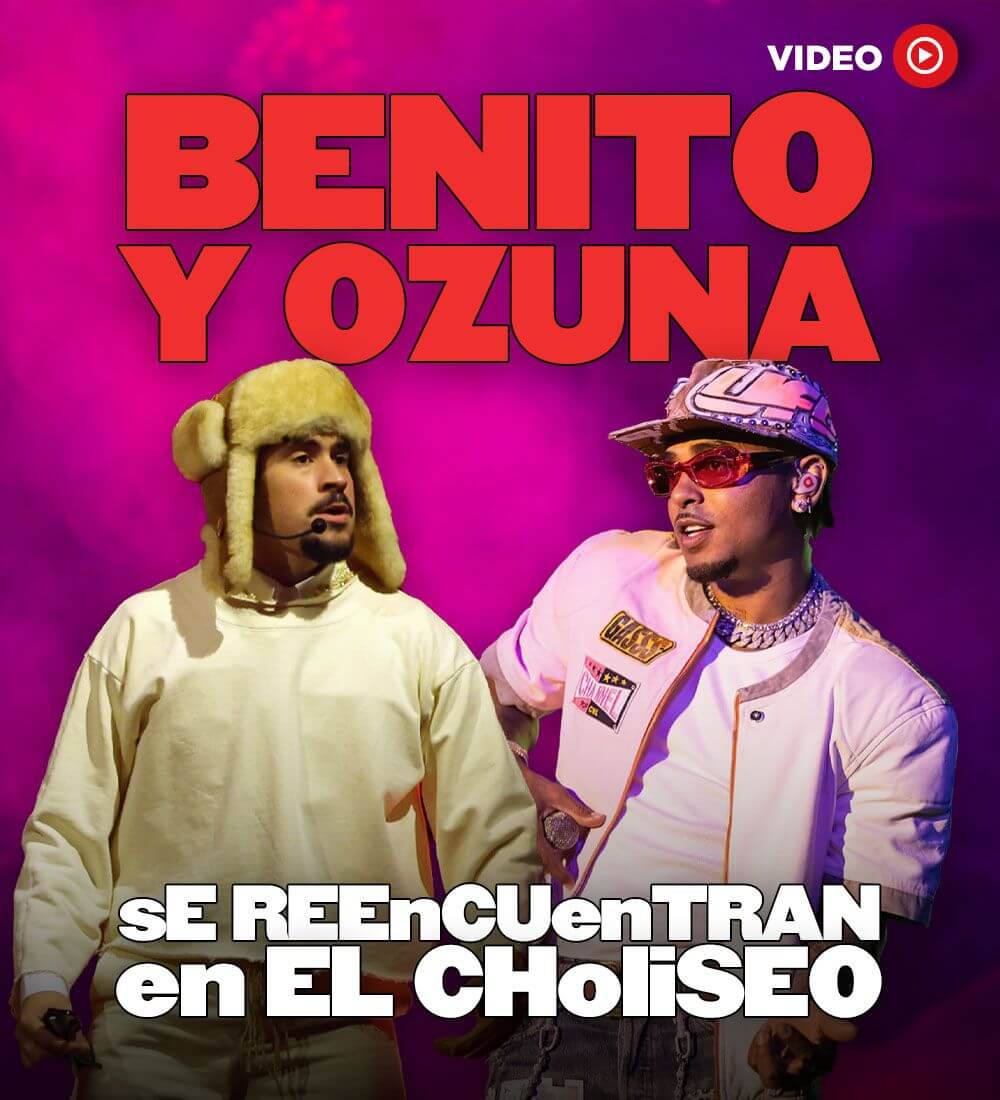 Benito y Ozuna se reencuentran en el Choliseo