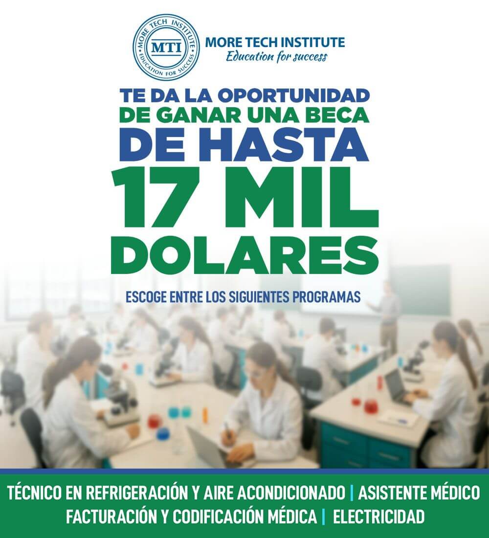 Gana una beca de estudios de hasta 17 mil dolares